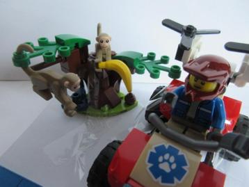 60300 Lego city, Wildlife Rescue ATV 60300 met bouwtekening beschikbaar voor biedingen