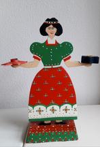 Zweedse houten vrouwtjes kandelaar, Ophalen of Verzenden, Hout, Minder dan 25 cm