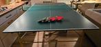 Tafeltennistafel gebruikt incl toebehoren, Sport en Fitness, Tafeltennis, Ophalen, Gebruikt, Tafel Indoor, Wedstrijdformaat