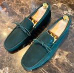 Tod's Gommino Loafers Driving Shoes Groen Suède maat 42, Tod’s, Overige kleuren, Ophalen of Verzenden, Espadrilles of Moccasins