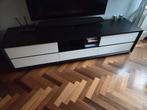 Zwart wit tv meubel 210x50x52 (lxhxd), Huis en Inrichting, Kasten | Televisiemeubels, Ophalen, Gebruikt, 25 tot 50 cm, Minder dan 100 cm