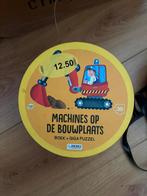 Machines op de Bouwplaats – Boek + Giga Puzzel – Rebo Nieuw, Boeken, Ophalen of Verzenden, Nieuw, Uitklap-, Voel- of Ontdekboek