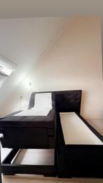 Elektrische Boxspring, Huis en Inrichting, Slaapkamer | Boxsprings, Ophalen, Gebruikt, Zwart, Tweepersoons