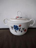 Oude suikerpot gebloemd ivory, Ophalen of Verzenden