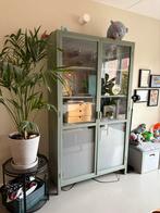 HK-living Vitrinekast, Huis en Inrichting, Kasten | Vitrinekasten, Ophalen, Met deur(en), 100 tot 150 cm, Glas