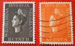 Nederland - 2x Koningin Wilhelmina - 1898 - 1938, Verzenden, Gestempeld, Koningshuis