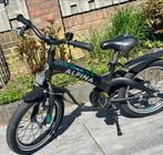 Zwarte kinderfiets 16 inch, Fietsen en Brommers, Fietsen | Kinderfietsjes, 16 tot 20 inch, Zo goed als nieuw, Ophalen