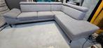 Montel Modena Hoekbank - Grijs Gemêleerd, Verstelbaar, Ophalen, Zo goed als nieuw, Vierpersoons of meer, Stof