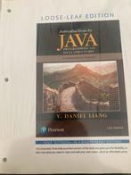 Introduction to Java Programming and Data Structures Y Liang, Y. Daniel Liang, Zo goed als nieuw, Verzenden