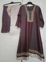 Bruin beige nieuw indiase Marokkaanse jurk broek mat 158/164, Nieuw, Meisje, Ophalen of Verzenden, Broek