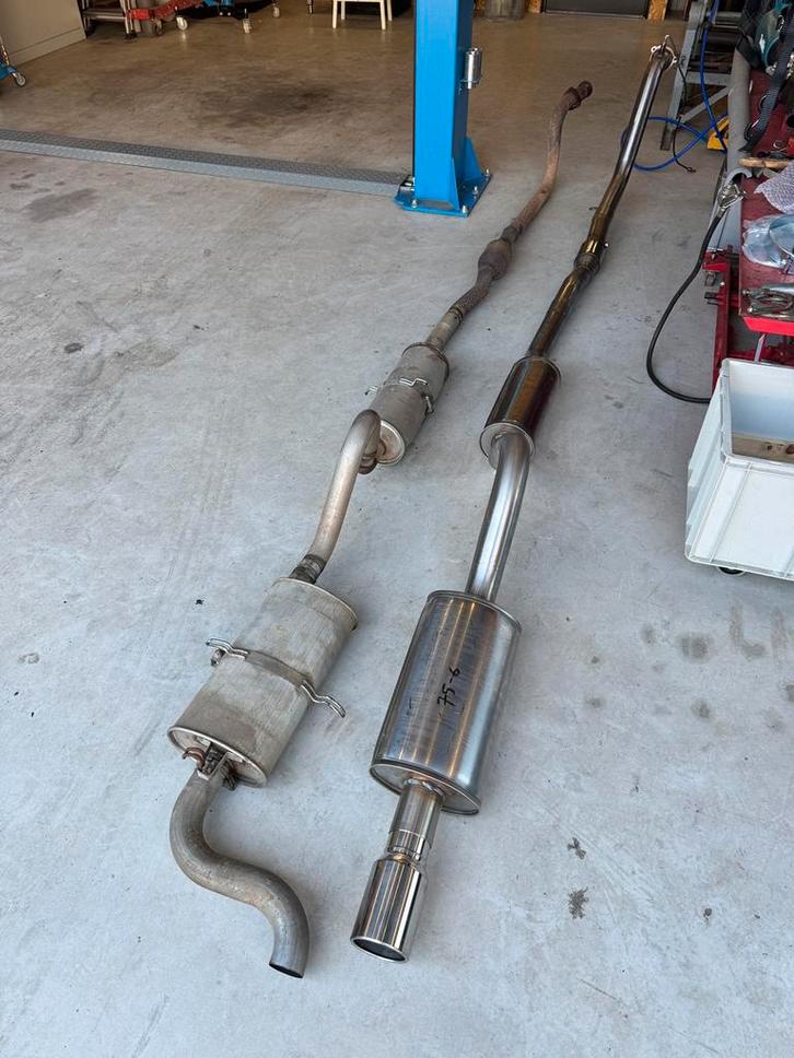 Complete uitlaat Volvo 940 turbo estate 1998, Auto-onderdelen, Uitlaatsystemen, Volvo, Gebruikt, Ophalen