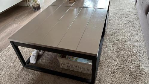 salontafel, Huis en Inrichting, Tafels | Salontafels, Gebruikt, Minder dan 50 cm, 50 tot 100 cm, 50 tot 100 cm, Rechthoekig, Eikenhout