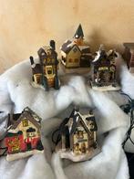 Kersthuisjes met Verlichting - Set van 5, Ophalen of Verzenden, Zo goed als nieuw, Overige typen, Minder dan 50 cm
