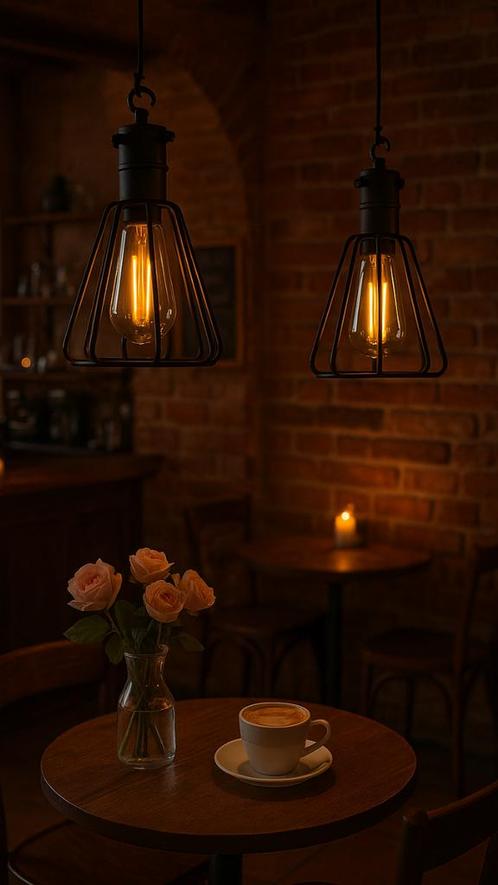 TWEE Stoere Industriële Solarlampen voor buiten! Nieuw!, Huis en Inrichting, Lampen | Hanglampen, Nieuw, Verzenden