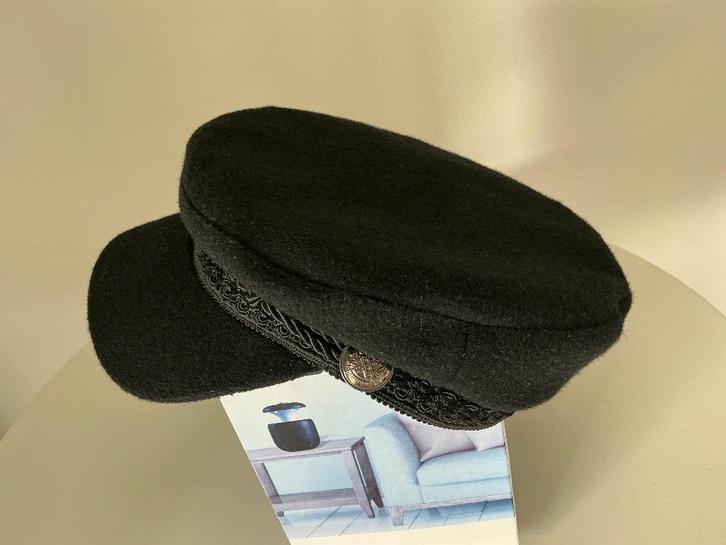 maritiem/schippers pet,  maat Small, Kleding | Dames, Hoeden en Petten, Zo goed als nieuw, Pet, Ophalen of Verzenden