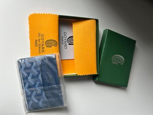 ‼️ORIGINELE GOYARD CARDHOLDER (MET BON) (NU €150) GLOEDNIEUW, Sieraden, Tassen en Uiterlijk, Portemonnees, Nieuw, Blauw, Ophalen of Verzenden