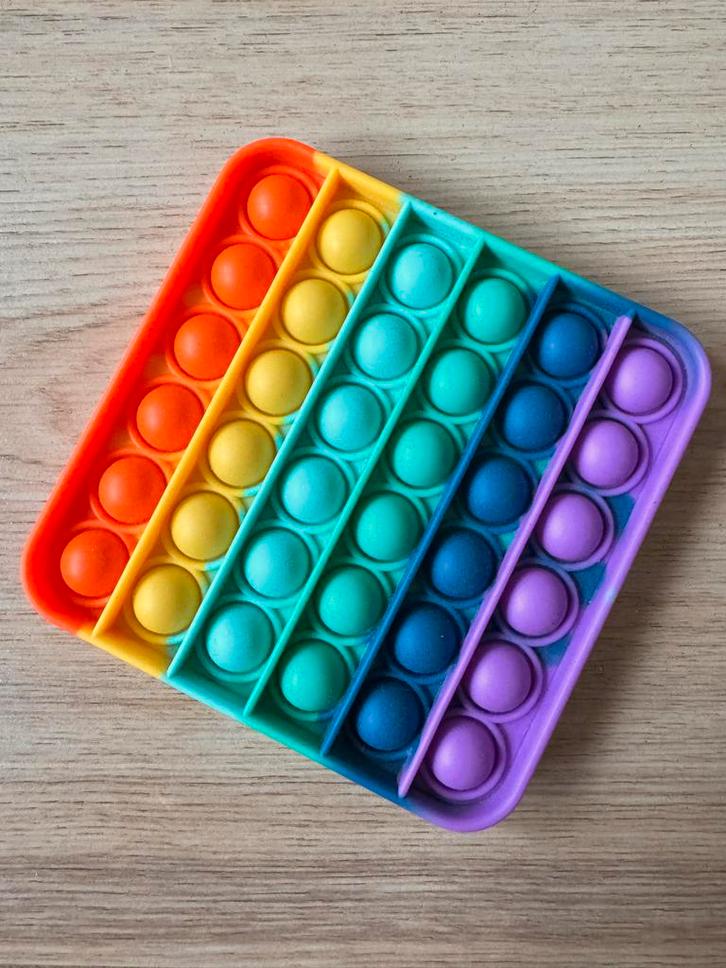 Regenboog Pop It Fidget Toy, Kinderen en Baby's, Speelgoed | Overig, Nieuw, Jongen of Meisje, Ophalen of Verzenden