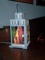 Uniek tiffany tafellampje, Ophalen of Verzenden, Nieuw, Glas, Minder dan 50 cm