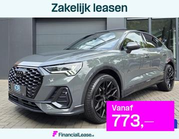 Audi Q3 Sportback 35 TFSI S-LINE NANO GRAU PANO BLACKEDITION beschikbaar voor biedingen