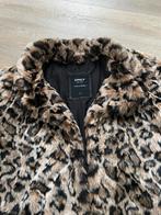 Only nep bontjas dierenprint maat L, Kleding | Dames, Ophalen of Verzenden, Zo goed als nieuw, Maat 42/44 (L), Bruin