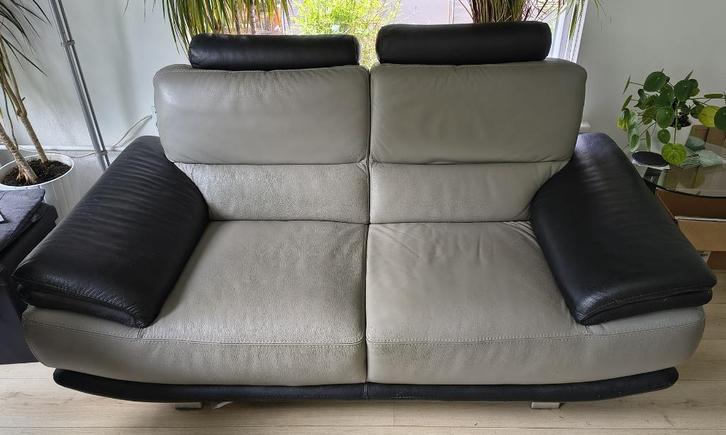 TEAB 3 + 2 zits leren bankstel van Chateau d' ax, Huis en Inrichting, Banken | Complete zithoeken, Gebruikt, Leer, Ophalen