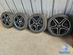6mm! Originele Mercedes A35 W177 AMG 4Matic 18 inch zwarte v, Auto-onderdelen, 18 inch, Gebruikt, Banden en Velgen, 235 mm