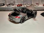 Porsche Boxster S 987.2 2009-2012 Meteorgrau 1/18 Norev, Hobby en Vrije tijd, Ophalen of Verzenden, Zo goed als nieuw, Auto, Norev