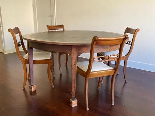 Eettafel met stoelen, Huis en Inrichting, Tafels | Eettafels, Gebruikt, 150 tot 200 cm, 150 tot 200 cm, Vijf personen of meer