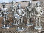 5 antieke ridders soldaten miniatuur, Antiek en Kunst, Ophalen of Verzenden