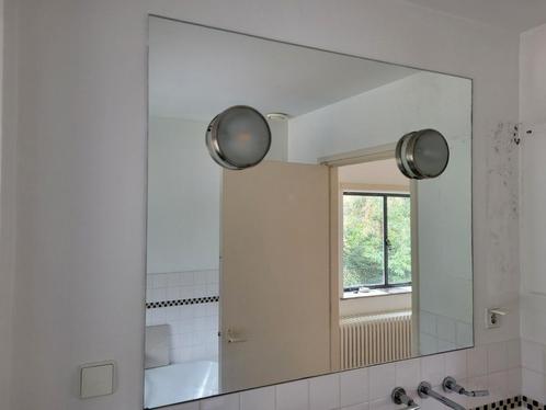 Grote spiegel met retro lampen, Huis en Inrichting, Badkamer | Badtextiel en Accessoires, Gebruikt, Overige typen, Overige kleuren