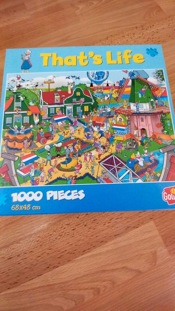 That's Life Puzzel - 1000 stukjes, Kinderen en Baby's, Speelgoed | Kinderpuzzels, Ophalen of Verzenden
