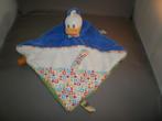 Disney baby Donald Duck met speen lus doekje velours katoen, Kinderen en Baby's, Ophalen of Verzenden, Nieuw, Eend