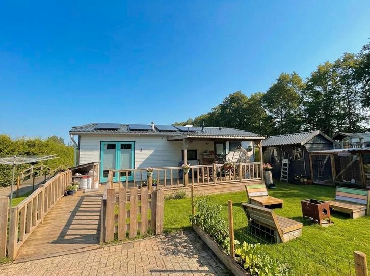 Goed onderhouden vrijstaande chalet op camping ‘t Urkerbos, Huizen en Kamers, Recreatiewoningen te koop, Flevoland, Chalet, Verkoop zonder makelaar