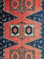 Handgeknoopt Perzisch wol Lori tapijt Tribal birds 210x287cm, Persian Perzisch vintage oosters hype, Crème, Gebruikt, 200 cm of meer