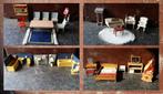 poppenhuis lundby vintage boekenkast bed vleugel meubeltjes, Ophalen of Verzenden, Gebruikt, Poppenhuis