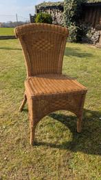4 x rotan (rieten) eetkamerstoelen  prima staat, Huis en Inrichting, Stoelen, Ophalen, Bruin, Riet of Rotan, Zo goed als nieuw