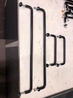 Zwarte grepen Ikea 9 st. 143 mm en 9 st. 335 mm, Ophalen, Gebruikt, Overige typen