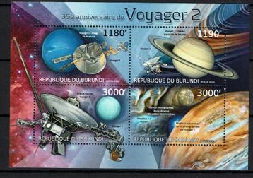 burundi 2012 pf blok voyager ruimtevaart space 2 beschikbaar voor biedingen