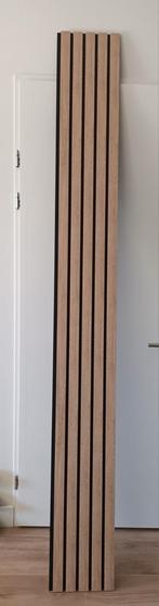 Paneel lattenwand licht eiken 260x28., Ophalen, Nieuw