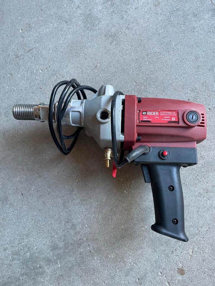 Rider Diamant Boormachine, Doe-het-zelf en Verbouw, Gereedschap | Boormachines, Gebruikt, Boormachine, 600 watt of meer, Ophalen of Verzenden