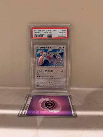 Shining Lugia Holo PSA 10 - Zeldzaam! beschikbaar voor biedingen