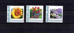 bloemen set 3 persoonlijke zegels/p89, Postzegels en Munten, Postzegels | Nederland, Verzenden, Na 1940, Postfris