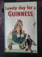 BIERRECLAME GUINNESS - 266 -LOVELY DAY FOR A GUINNESS!, Verzamelen, Biermerken, Ophalen, Nieuw, Reclamebord, Plaat of Schild, Overige merken