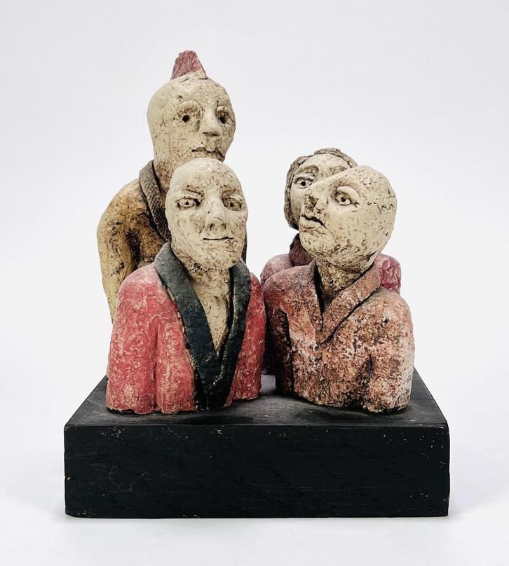 523. Keramiek beeld, Sjer Jacobs – eind 20e eeuw, Nederland, Antiek en Kunst, Kunst | Beelden en Houtsnijwerken, Ophalen of Verzenden