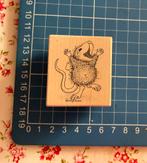 Houten Stempel - Leuke Design, House mouse, Ophalen of Verzenden, Nieuw, Houten stempel