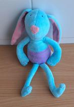 Knuffel Konijn van Jumbo, Blauw Roze Konijn, Konijntje, Ophalen of Verzenden, Zo goed als nieuw, Konijn