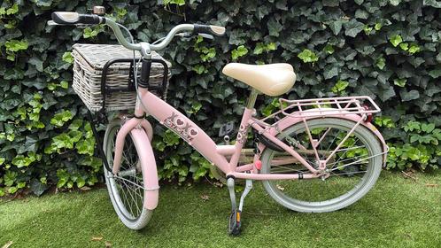 Bike Fun Lots Of Love - Kinderfiets - Roze - 20 Inch, Fietsen en Brommers, Fietsen | Meisjes, Gebruikt, 20 inch, Handrem, Ophalen