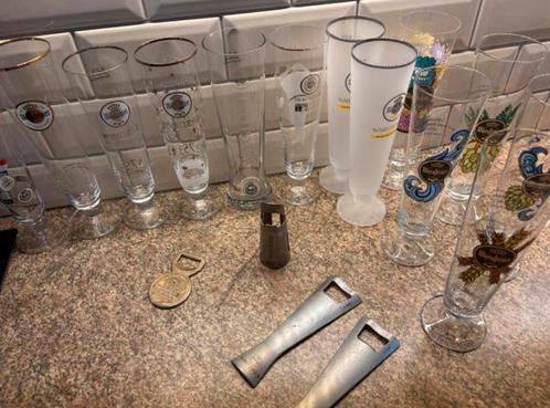 Verzameling Warsteiner bierglazen / openers, Verzamelen, Biermerken, Zo goed als nieuw, Glas of Glazen, Overige merken, Ophalen