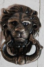 DEURKLOPPER LEEUW / gietijzer / 15,5 CM HOOG, Tuin en Terras, Huis en tuin decoratie Marie, Nieuw, Info@huisentuindecoratiemarie.nl