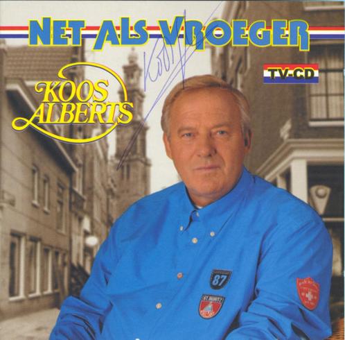 Koos Alberts – Net Als Vroeger CD, Cd's en Dvd's, Cd's | Nederlandstalig, Zo goed als nieuw, Pop, Verzenden